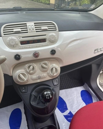 Fiat 500 cena 17800 przebieg: 159000, rok produkcji 2008 z Biała małe 301